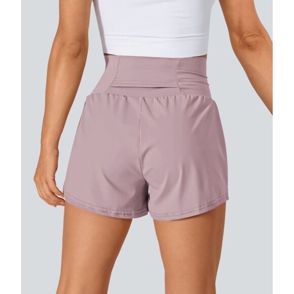 HALARA Women's Athletic Shorts in Mauve - Size XS - Picture 2 of 9